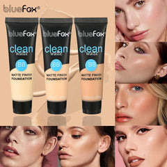 Matte Waterproof Oil-Control Foundation for Face