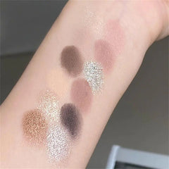 DIKALU 12 Color Matte Eye Shadow Cement Tray