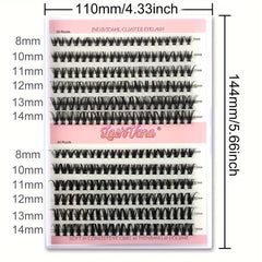 DIY Eyelash Extension Kit - 240pcs Cluster Lash with Bond & Seal