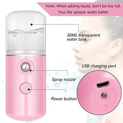 Portable Nano Mist Sprayer for Skin Care and Makeup