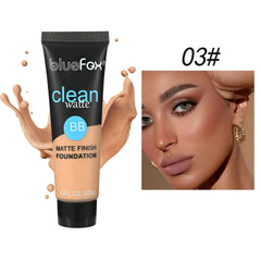 Matte Waterproof Oil-Control Foundation for Face