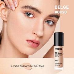 OMIKO Matte Poreless CC Foundation - Sheer Coverage