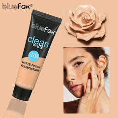 Matte Waterproof Oil-Control Foundation for Face