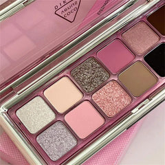 DIKALU 12 Color Matte Eye Shadow Cement Tray
