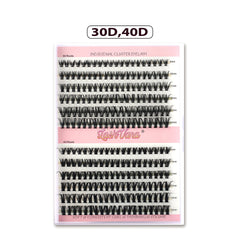DIY Eyelash Extension Kit - 240pcs Cluster Lash with Bond & Seal