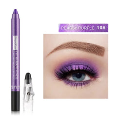 Pearlescent Multi-Color Eyeliner & Eye Shadow Stick with Built-in Penknife