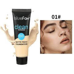 Matte Waterproof Oil-Control Foundation for Face