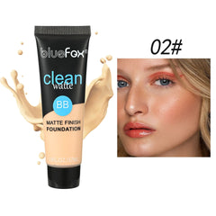 Matte Waterproof Oil-Control Foundation for Face