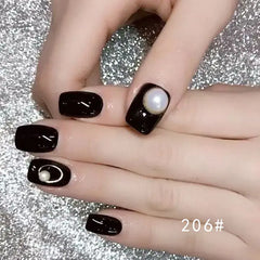 Glue-On Bridal Finished Nail Art Set