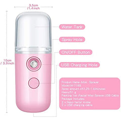 Portable Nano Mist Sprayer for Skin Care and Makeup