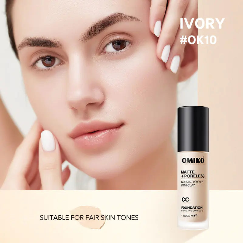 OMIKO Matte Poreless CC Foundation - Sheer Coverage