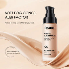 OMIKO Matte Poreless CC Foundation - Sheer Coverage