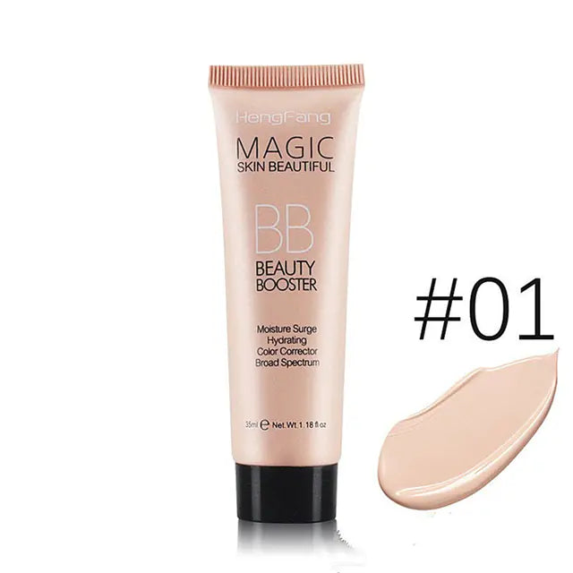 Hengfang 3-Color BB Cream - Long-lasting Waterproof Foundation