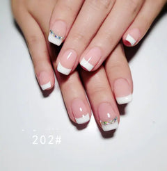 Glue-On Bridal Finished Nail Art Set