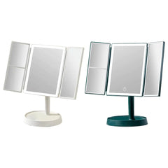 LED Desktop Vanity Mirror with Smart Daylight Lighting